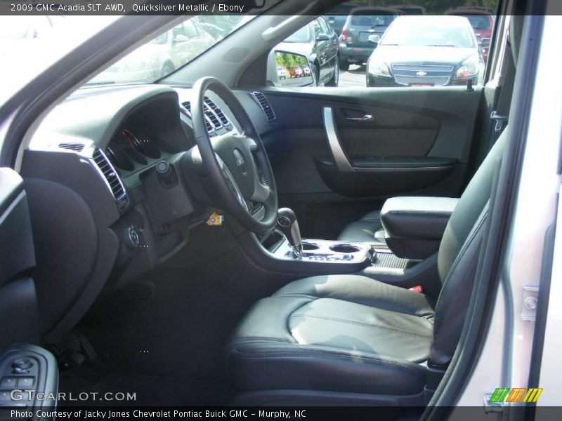 Quicksilver Metallic / Ebony 2009 GMC Acadia SLT AWD