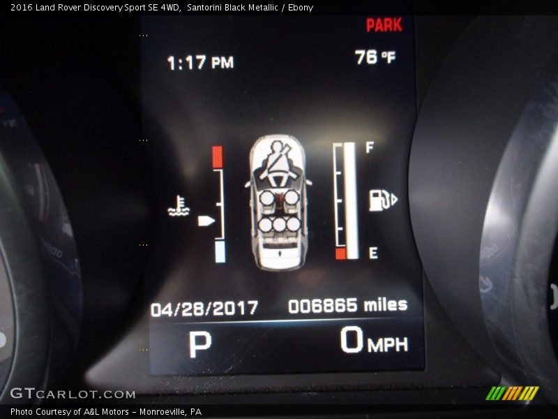 Santorini Black Metallic / Ebony 2016 Land Rover Discovery Sport SE 4WD