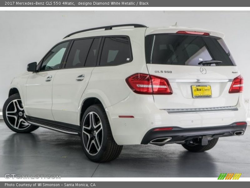 designo Diamond White Metallic / Black 2017 Mercedes-Benz GLS 550 4Matic