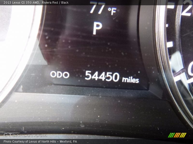 Riviera Red / Black 2013 Lexus GS 350 AWD