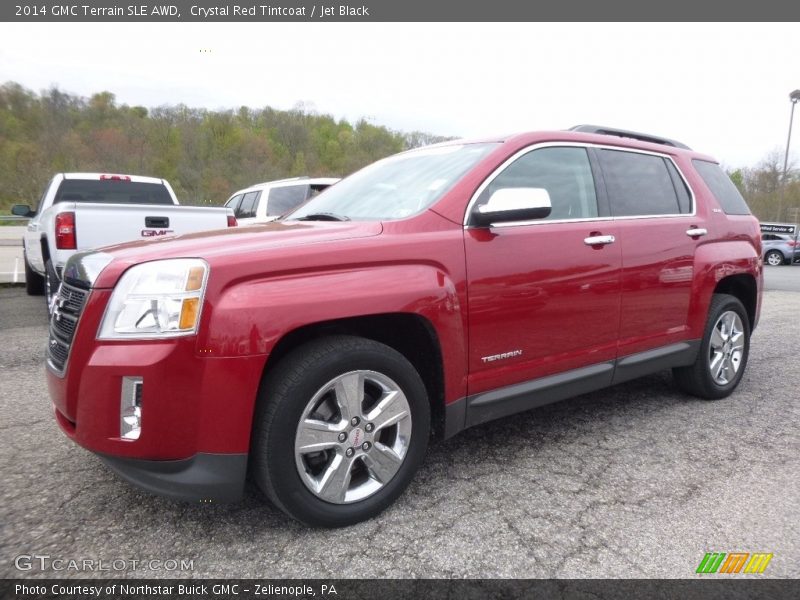 Crystal Red Tintcoat / Jet Black 2014 GMC Terrain SLE AWD
