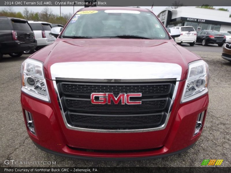 Crystal Red Tintcoat / Jet Black 2014 GMC Terrain SLE AWD