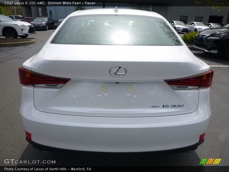Eminent White Pearl / Flaxen 2017 Lexus IS 300 AWD