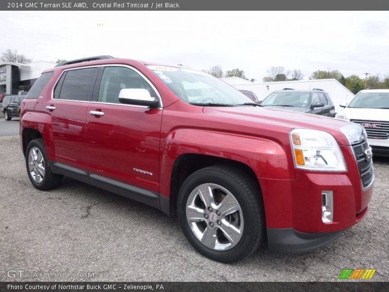 Crystal Red Tintcoat / Jet Black 2014 GMC Terrain SLE AWD