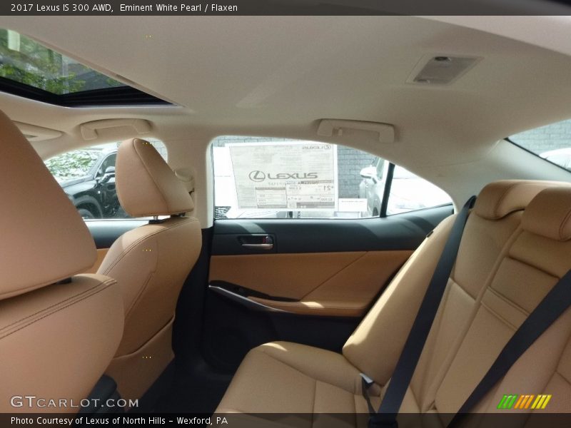 Eminent White Pearl / Flaxen 2017 Lexus IS 300 AWD
