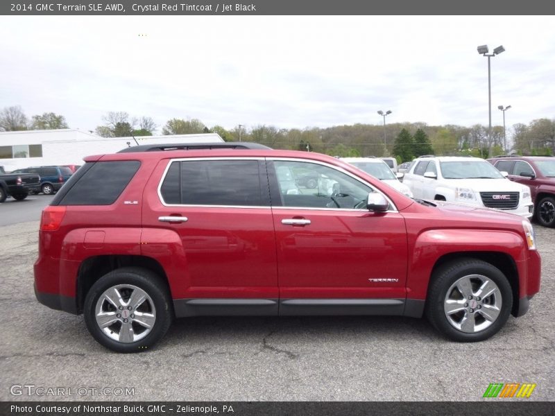 Crystal Red Tintcoat / Jet Black 2014 GMC Terrain SLE AWD