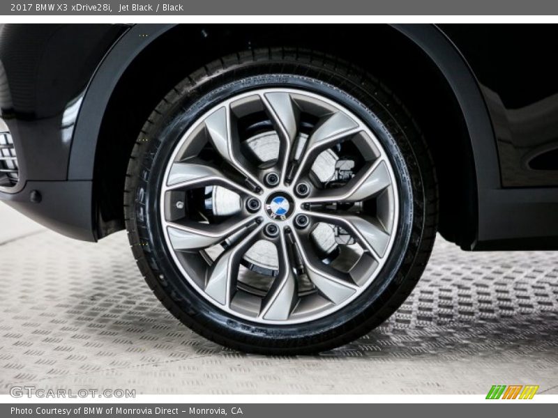 Jet Black / Black 2017 BMW X3 xDrive28i