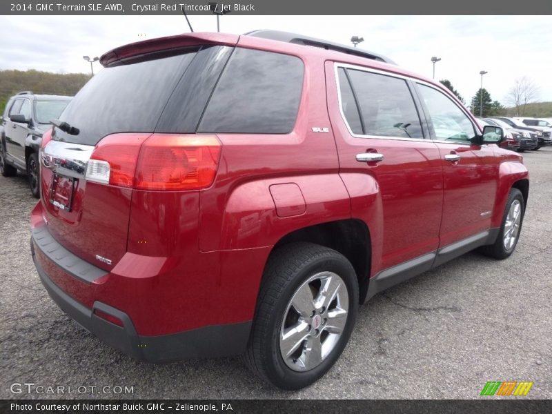 Crystal Red Tintcoat / Jet Black 2014 GMC Terrain SLE AWD