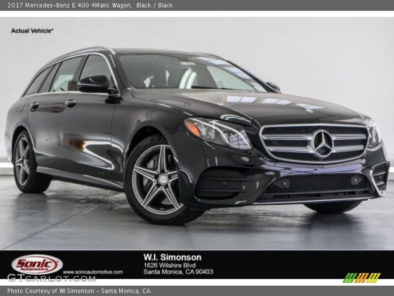 Black / Black 2017 Mercedes-Benz E 400 4Matic Wagon