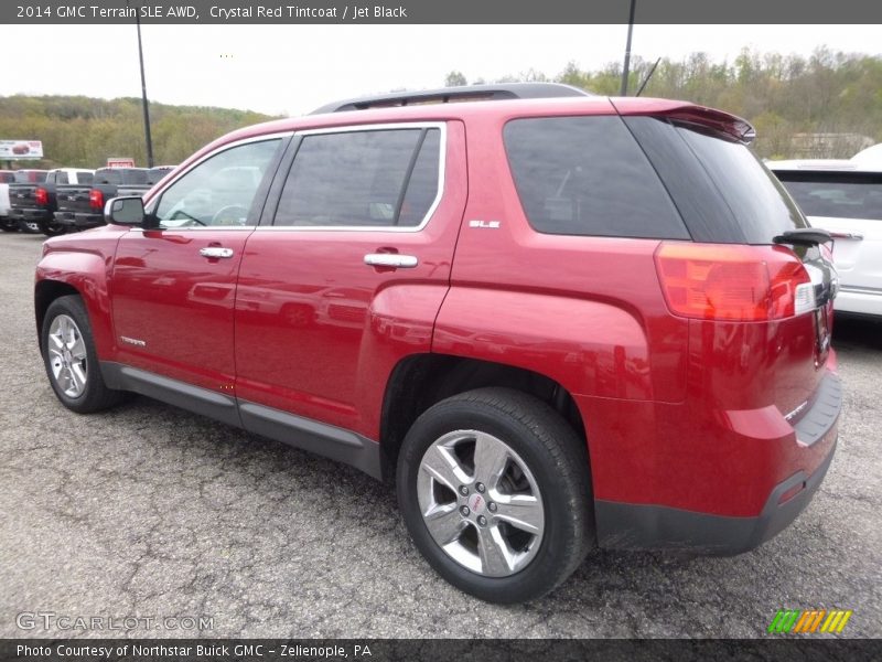 Crystal Red Tintcoat / Jet Black 2014 GMC Terrain SLE AWD