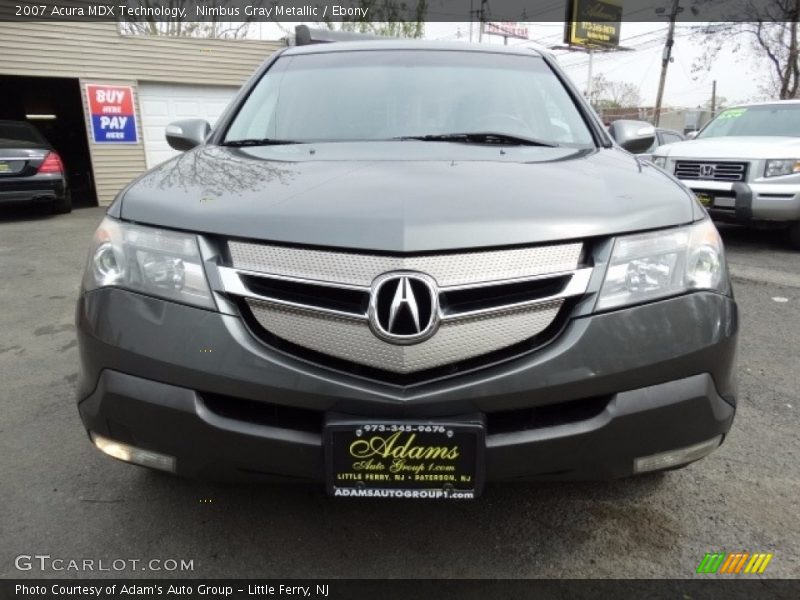 Nimbus Gray Metallic / Ebony 2007 Acura MDX Technology
