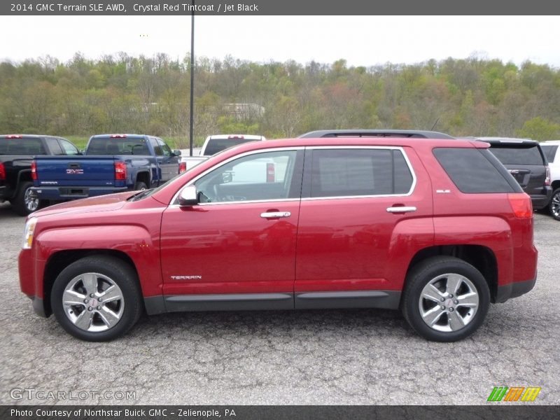 Crystal Red Tintcoat / Jet Black 2014 GMC Terrain SLE AWD