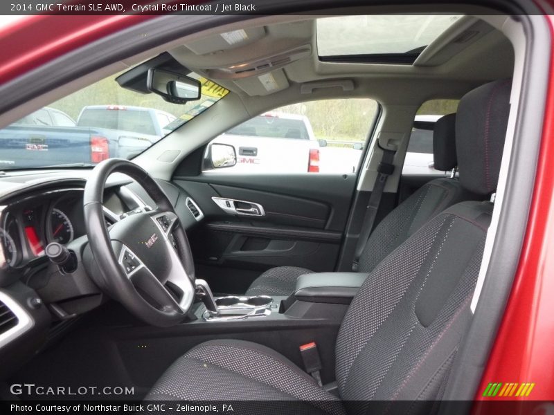 Crystal Red Tintcoat / Jet Black 2014 GMC Terrain SLE AWD