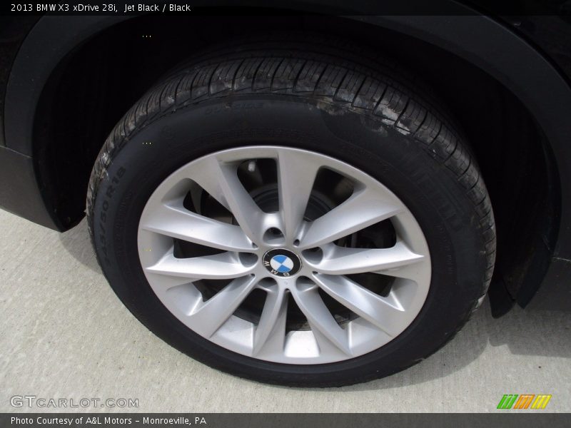 Jet Black / Black 2013 BMW X3 xDrive 28i
