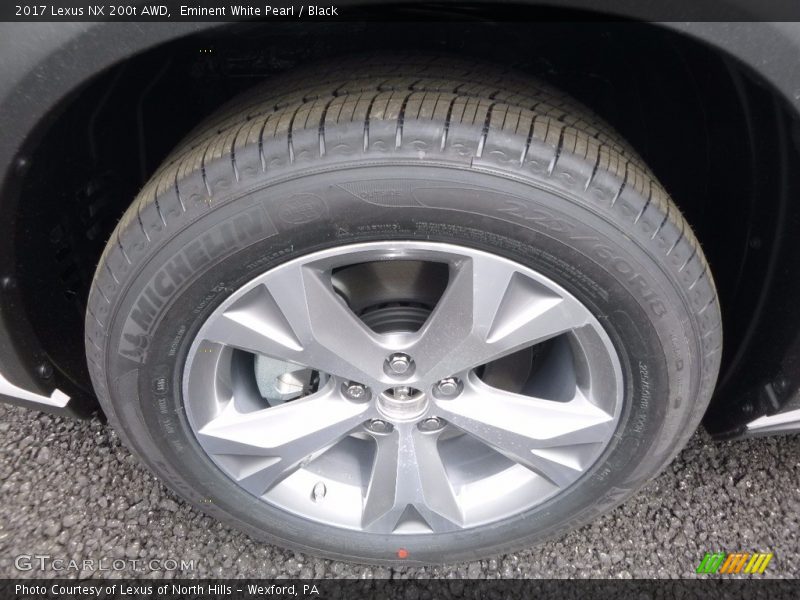 Eminent White Pearl / Black 2017 Lexus NX 200t AWD