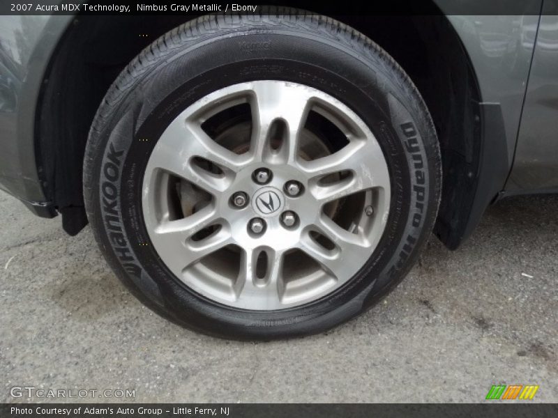 Nimbus Gray Metallic / Ebony 2007 Acura MDX Technology