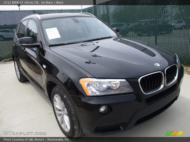 Jet Black / Black 2013 BMW X3 xDrive 28i