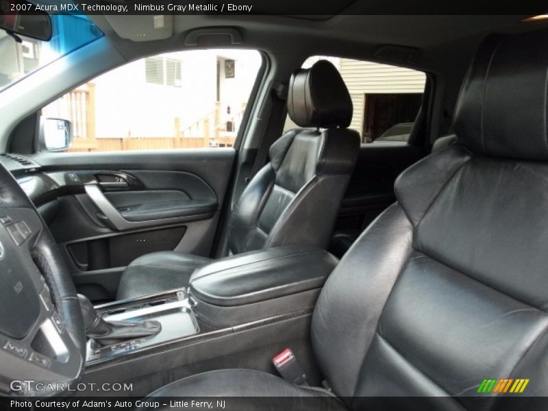 Nimbus Gray Metallic / Ebony 2007 Acura MDX Technology