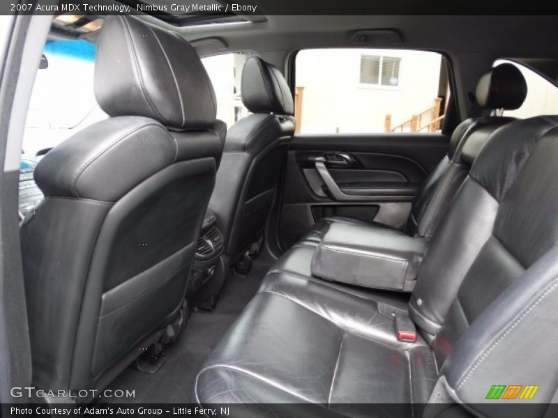 Nimbus Gray Metallic / Ebony 2007 Acura MDX Technology