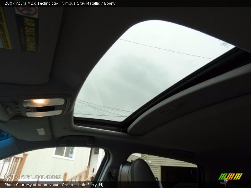 Nimbus Gray Metallic / Ebony 2007 Acura MDX Technology