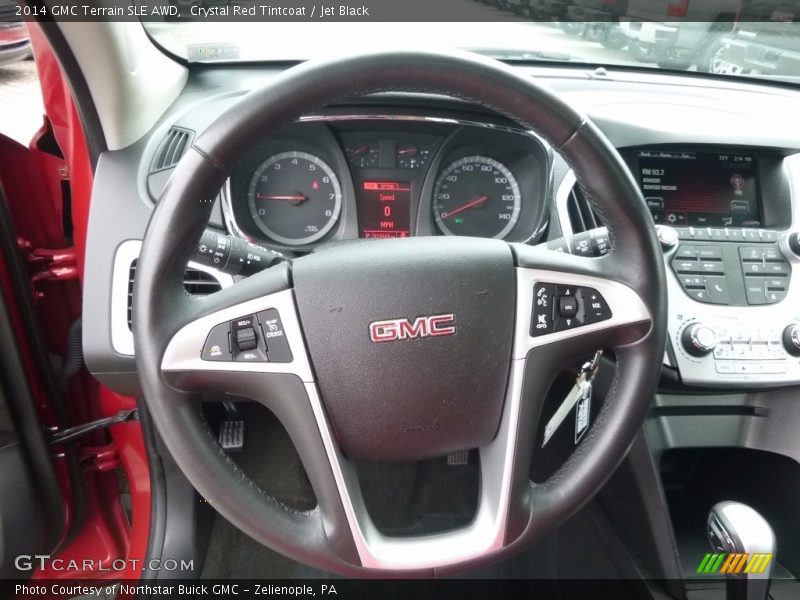 Crystal Red Tintcoat / Jet Black 2014 GMC Terrain SLE AWD