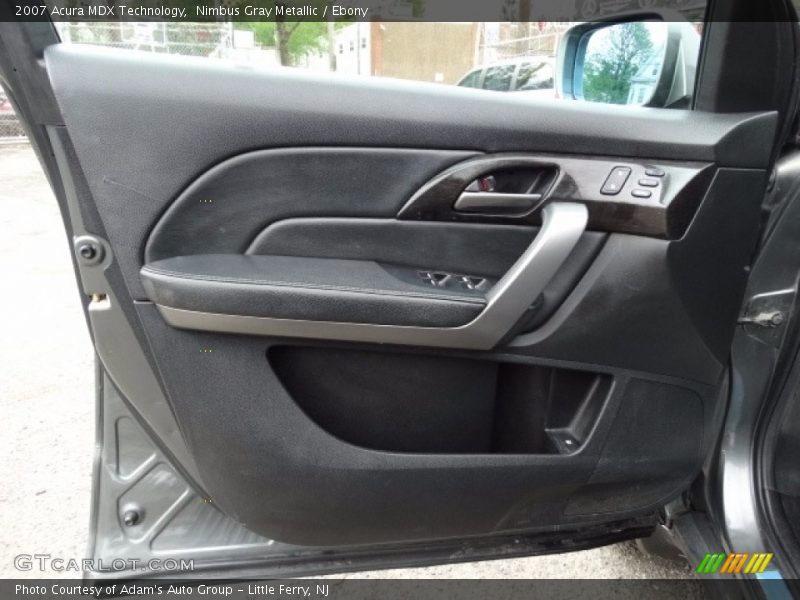 Nimbus Gray Metallic / Ebony 2007 Acura MDX Technology