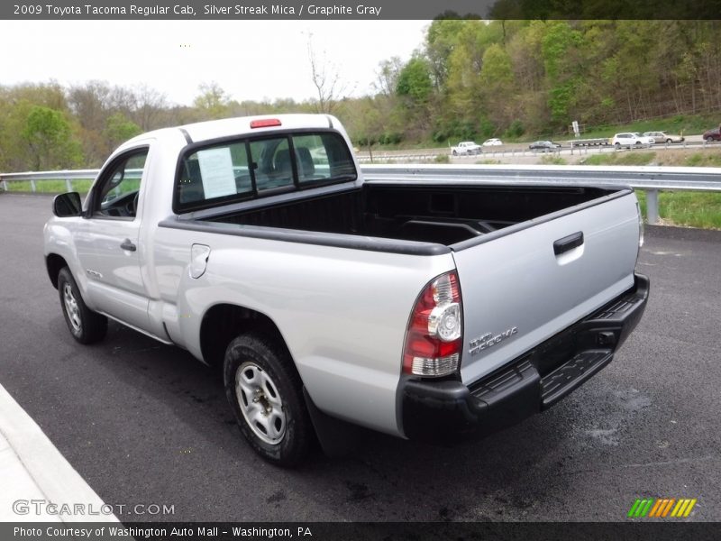 Silver Streak Mica / Graphite Gray 2009 Toyota Tacoma Regular Cab