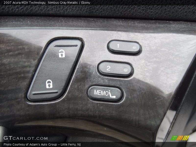 Nimbus Gray Metallic / Ebony 2007 Acura MDX Technology
