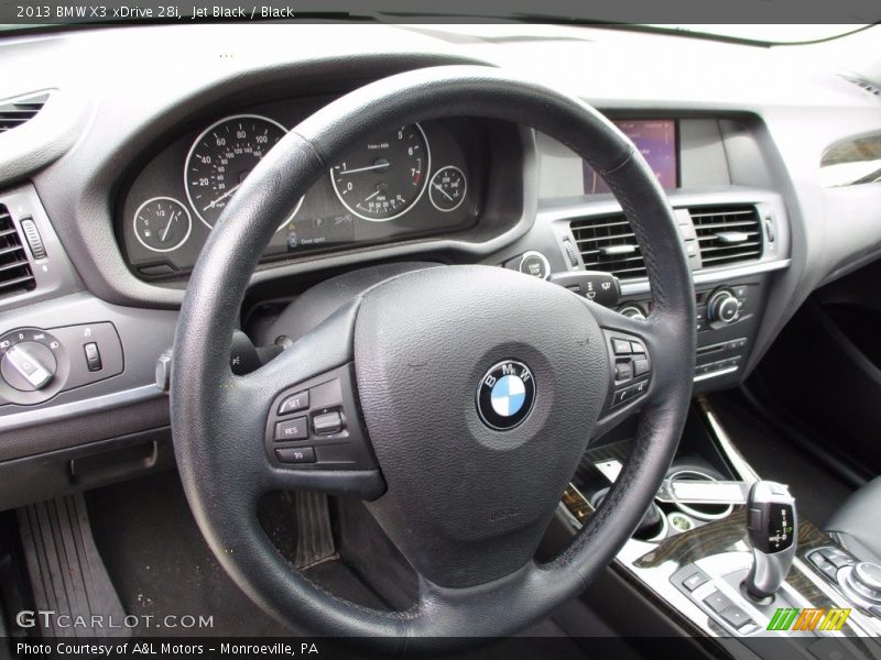 Jet Black / Black 2013 BMW X3 xDrive 28i