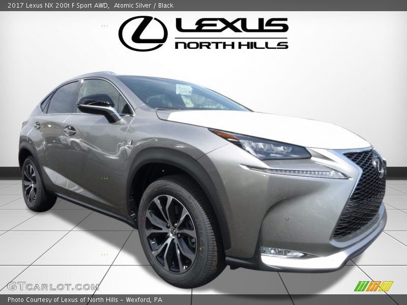 Atomic Silver / Black 2017 Lexus NX 200t F Sport AWD