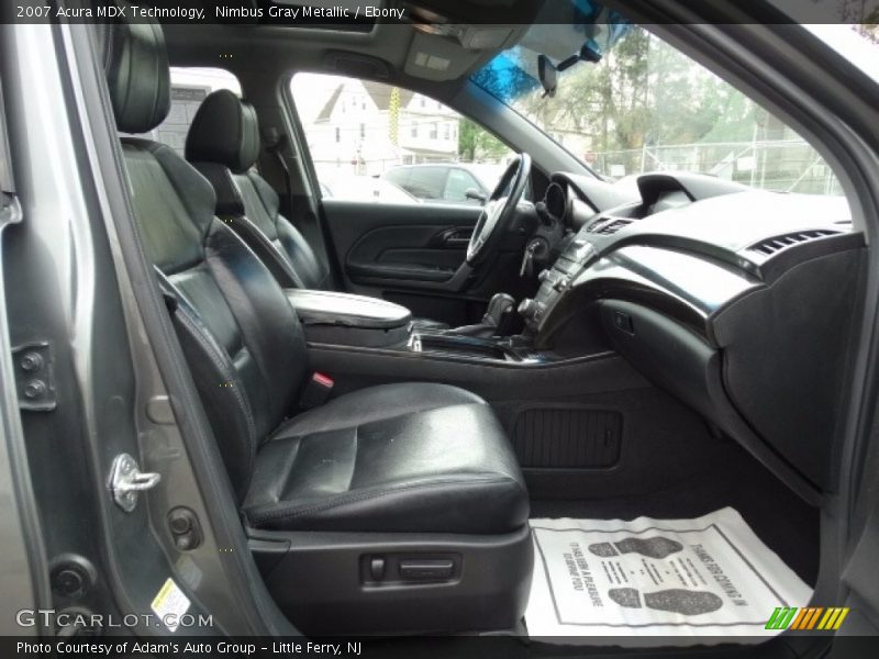 Nimbus Gray Metallic / Ebony 2007 Acura MDX Technology