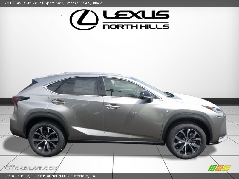Atomic Silver / Black 2017 Lexus NX 200t F Sport AWD