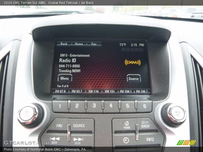 Crystal Red Tintcoat / Jet Black 2014 GMC Terrain SLE AWD