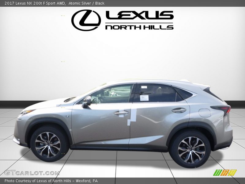 Atomic Silver / Black 2017 Lexus NX 200t F Sport AWD