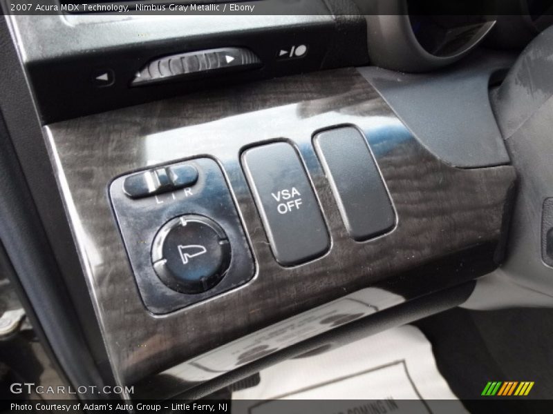 Nimbus Gray Metallic / Ebony 2007 Acura MDX Technology