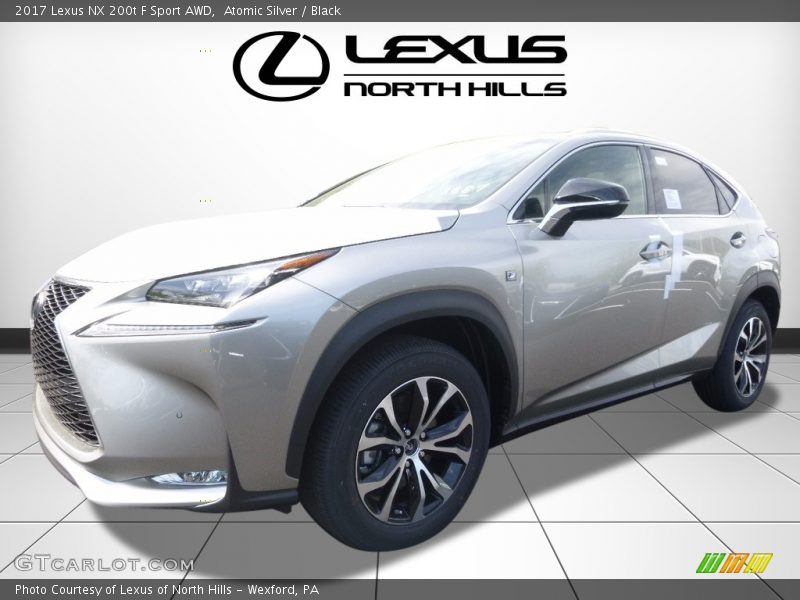 Atomic Silver / Black 2017 Lexus NX 200t F Sport AWD