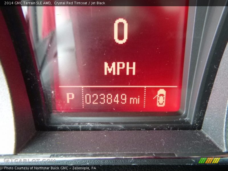 Crystal Red Tintcoat / Jet Black 2014 GMC Terrain SLE AWD