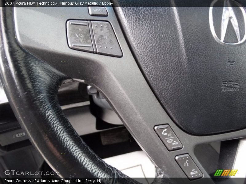 Nimbus Gray Metallic / Ebony 2007 Acura MDX Technology