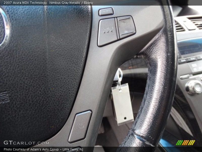 Nimbus Gray Metallic / Ebony 2007 Acura MDX Technology
