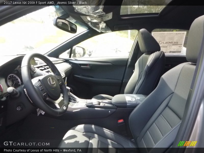 Atomic Silver / Black 2017 Lexus NX 200t F Sport AWD