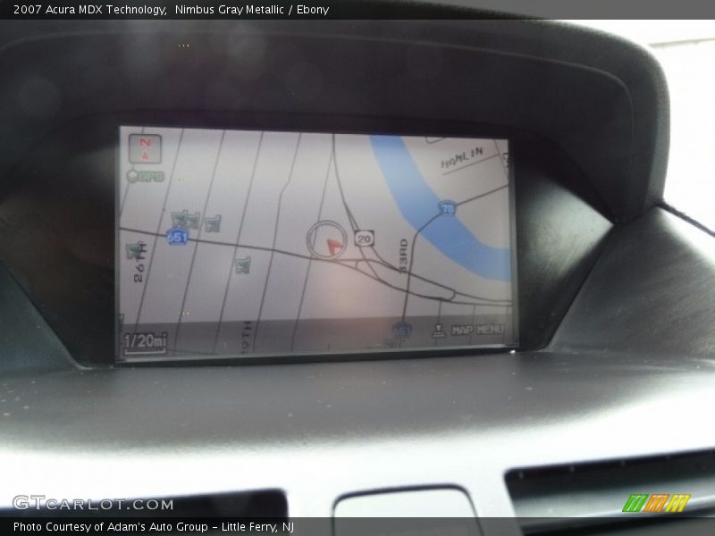 Nimbus Gray Metallic / Ebony 2007 Acura MDX Technology