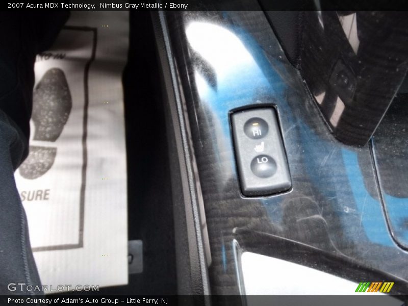 Nimbus Gray Metallic / Ebony 2007 Acura MDX Technology
