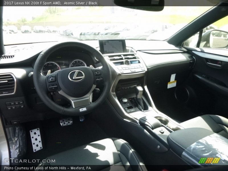 Atomic Silver / Black 2017 Lexus NX 200t F Sport AWD