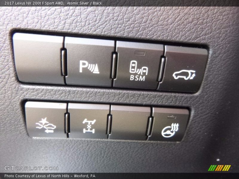 Atomic Silver / Black 2017 Lexus NX 200t F Sport AWD