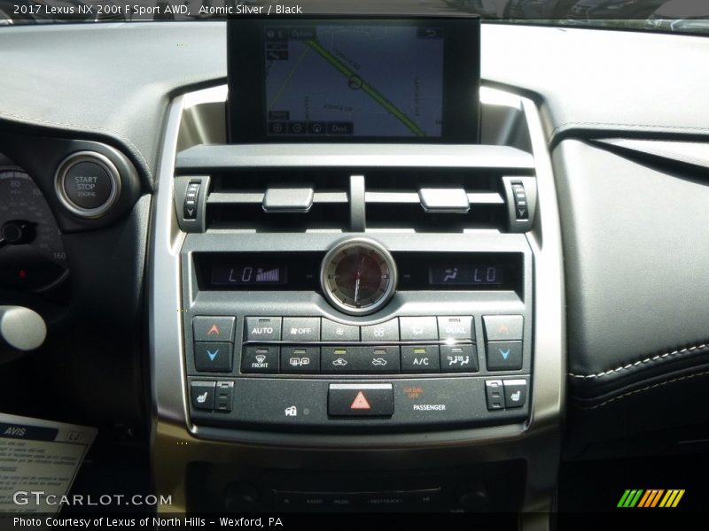 Atomic Silver / Black 2017 Lexus NX 200t F Sport AWD