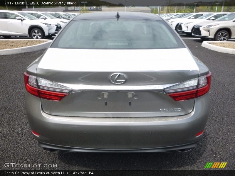 Atomic Silver / Black 2017 Lexus ES 350