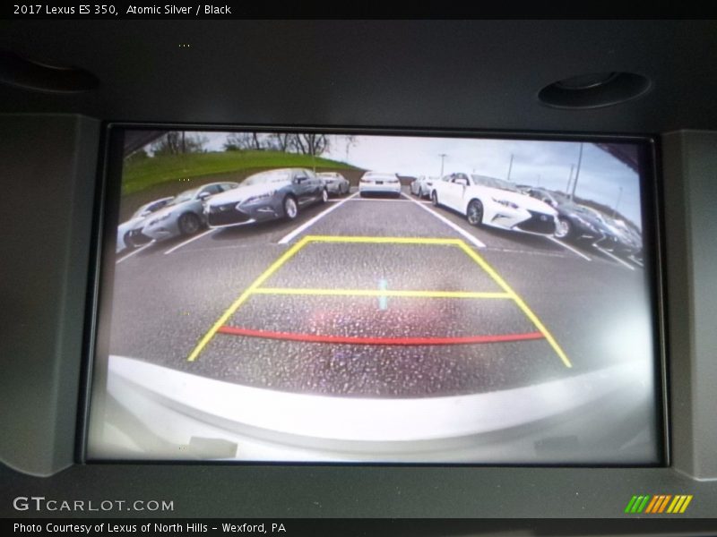 Atomic Silver / Black 2017 Lexus ES 350