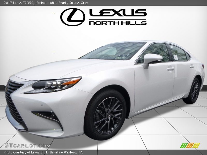 Eminent White Pearl / Stratus Gray 2017 Lexus ES 350