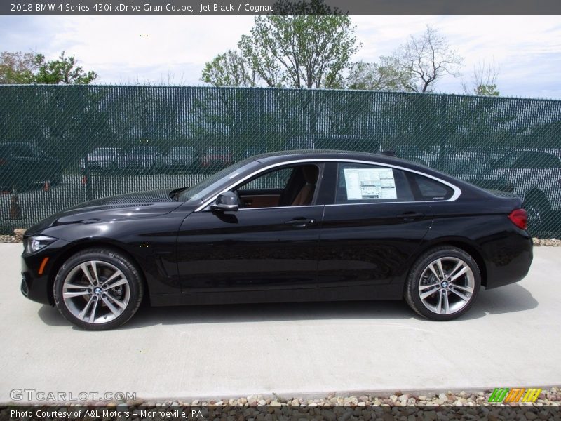 Jet Black / Cognac 2018 BMW 4 Series 430i xDrive Gran Coupe
