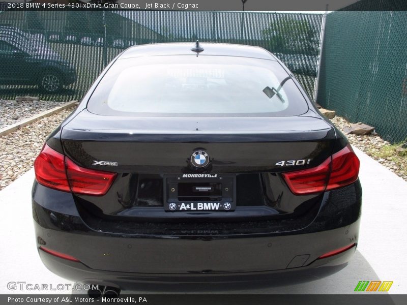 Jet Black / Cognac 2018 BMW 4 Series 430i xDrive Gran Coupe